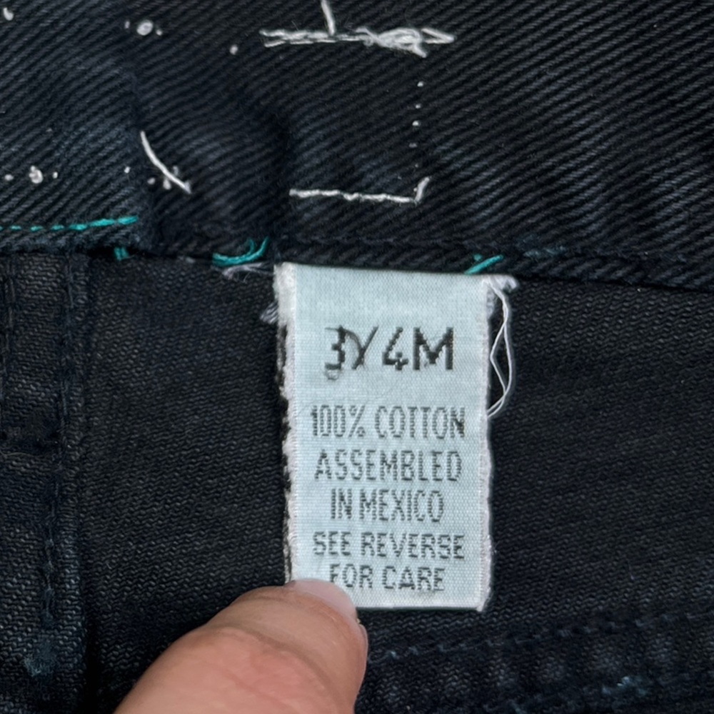 Vintage Calvin Klein Black Mom jeans 23” 24”High waisted rise slim fit tapered - Picture 8 of 12